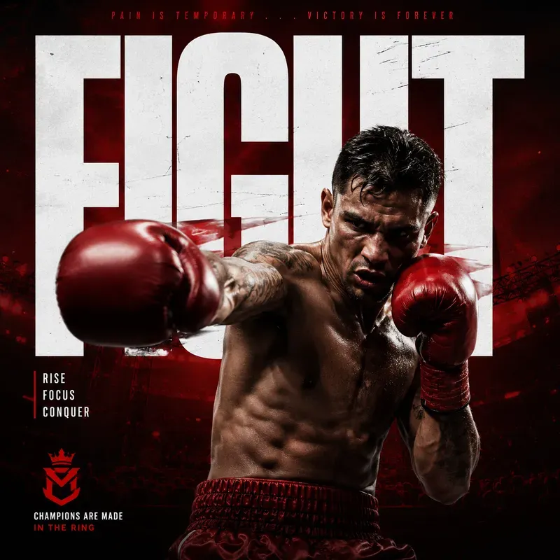 Sport Poster Behind Text Templates