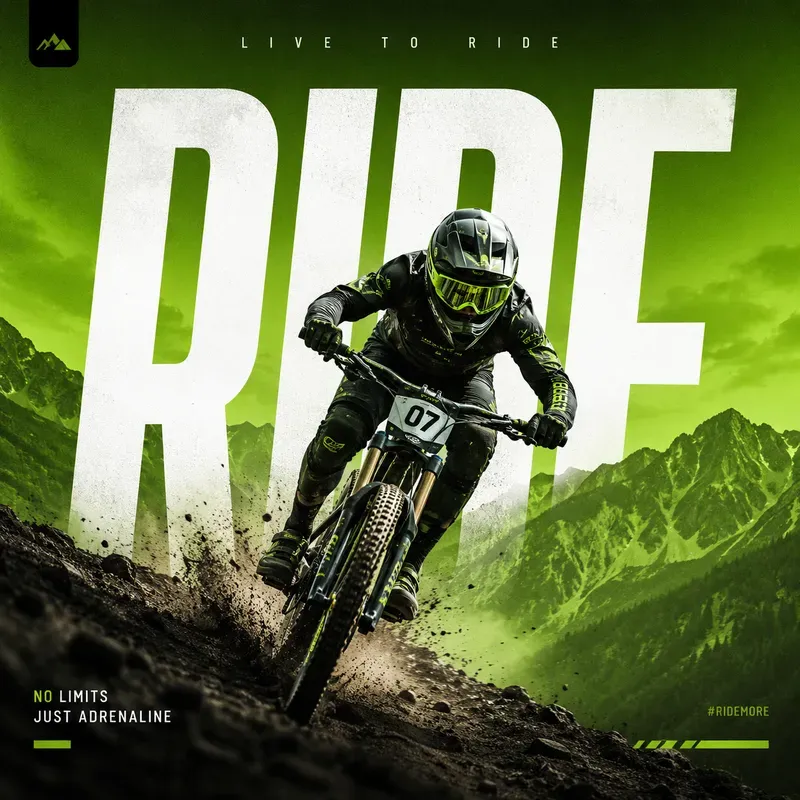 Sport Poster Behind Text Templates
