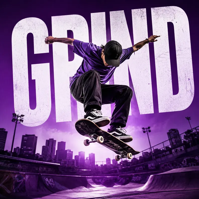Sport Poster Behind Text Templates