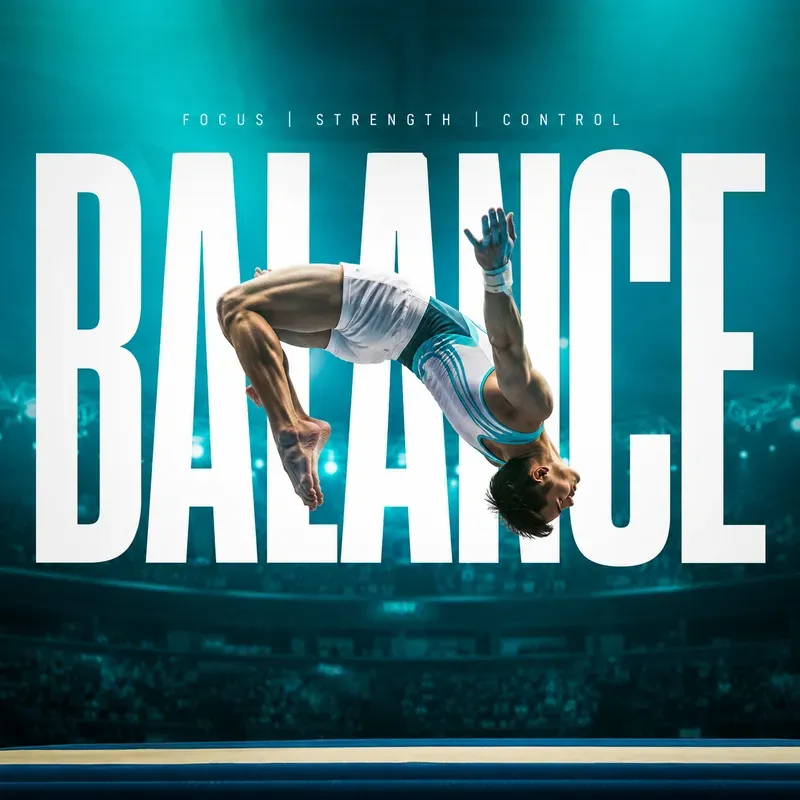 Sport Poster Behind Text Templates
