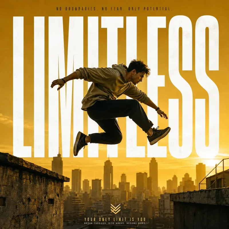 Sport Poster Behind Text Templates