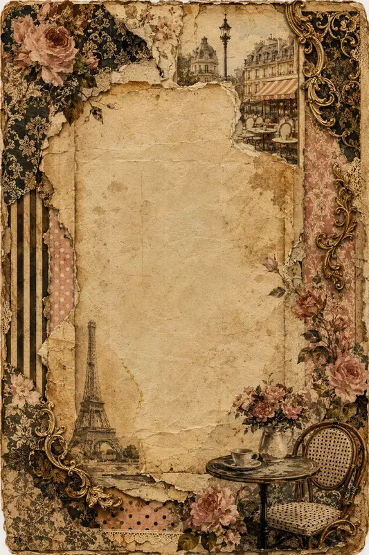 Vintage Journal Page Illustrations