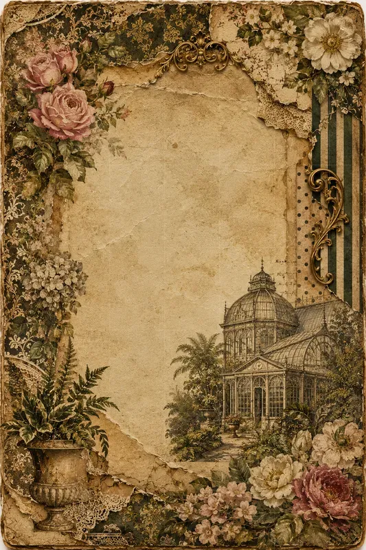 Vintage Journal Page Illustrations