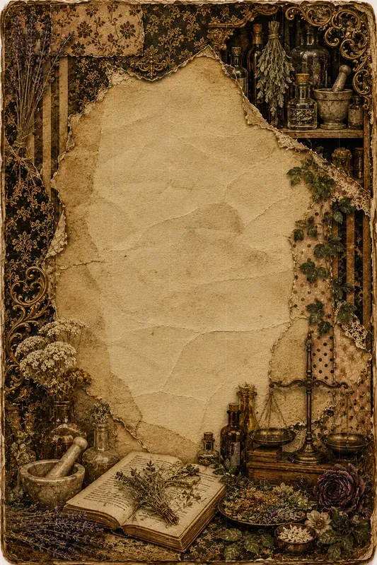 Vintage Journal Page Illustrations