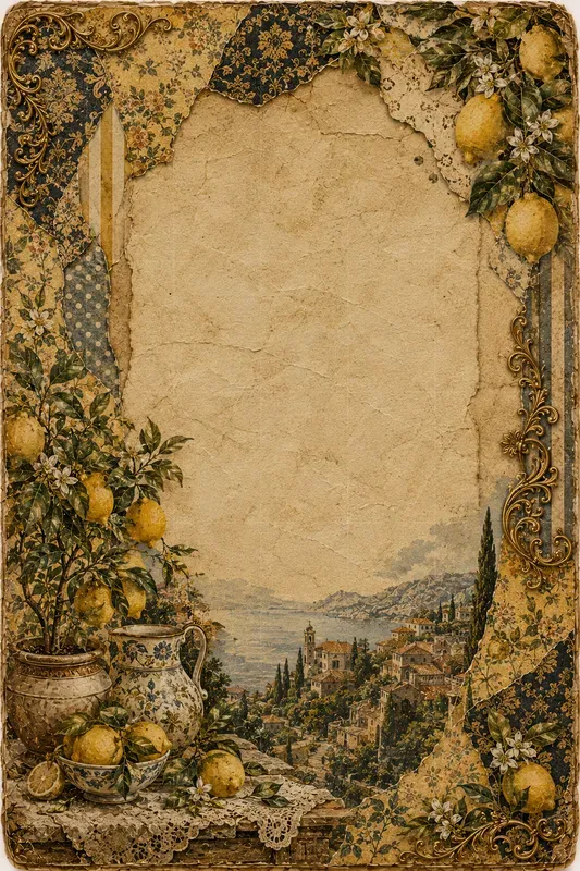 Vintage Journal Page Illustrations