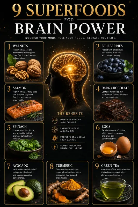 Cinematic Golden Glow Health Infographics