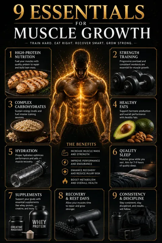 Cinematic Golden Glow Health Infographics