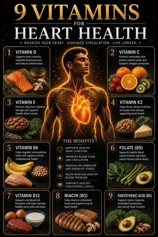 Cinematic Golden Glow Health Infographics