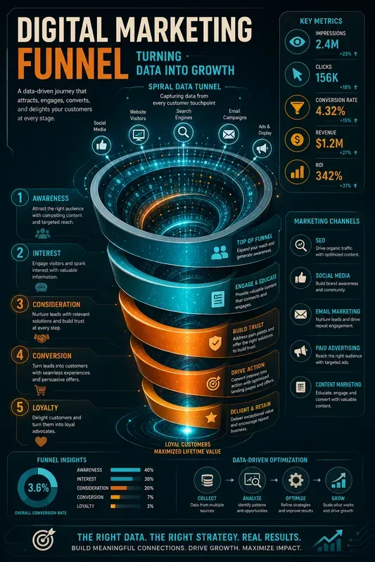 Modern Ribbon Infographic Generator