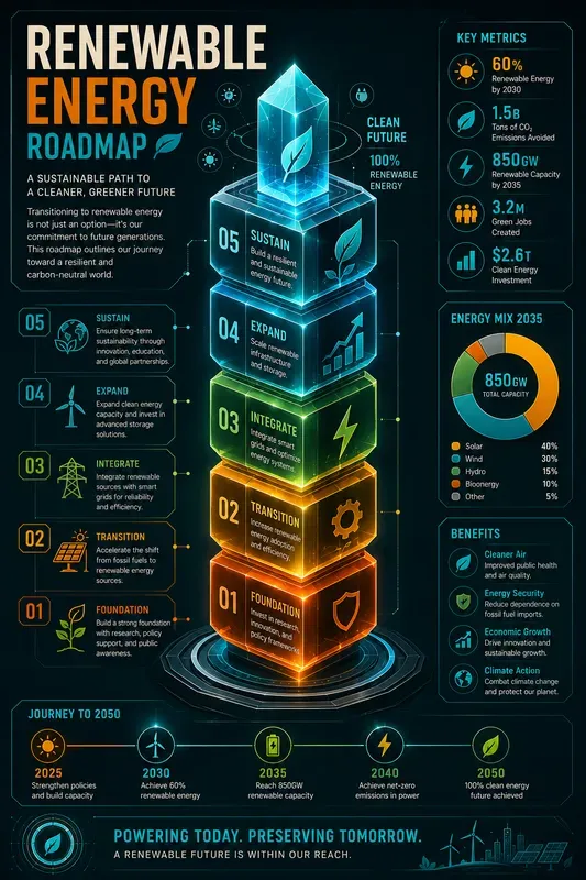 Modern Ribbon Infographic Generator