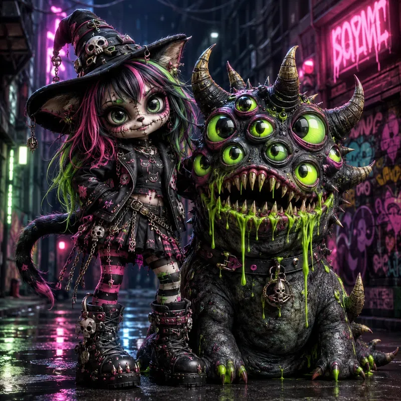 Creepy Gothic Doll Monster Bundles
