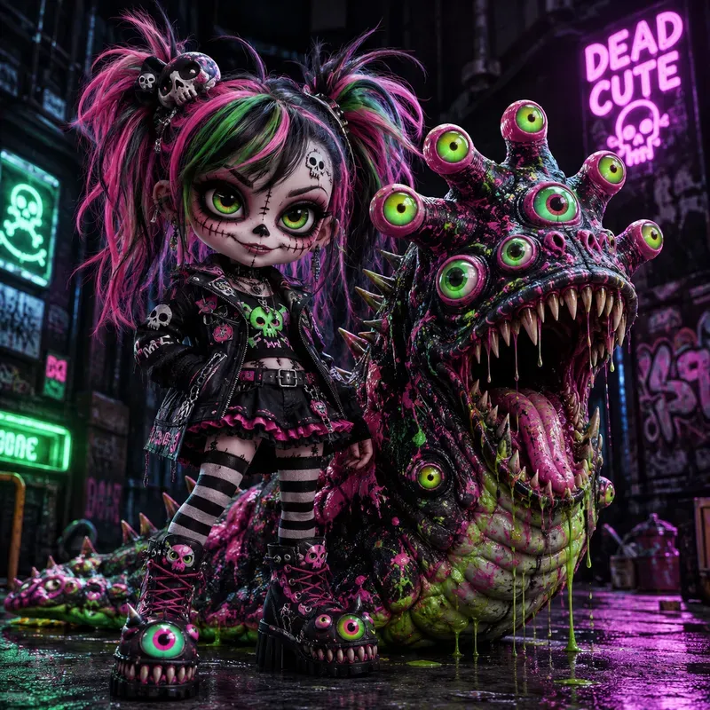 Creepy Gothic Doll Monster Bundles