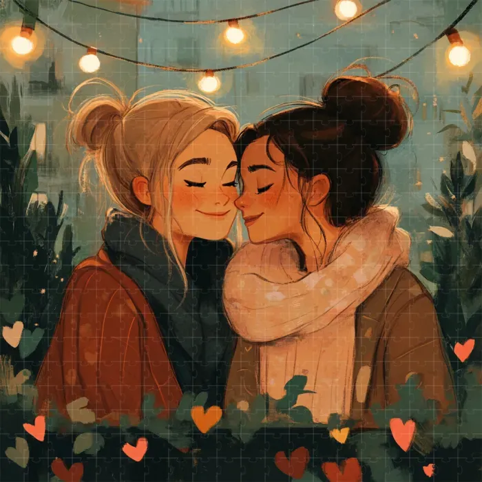 Whimsical Couples Art