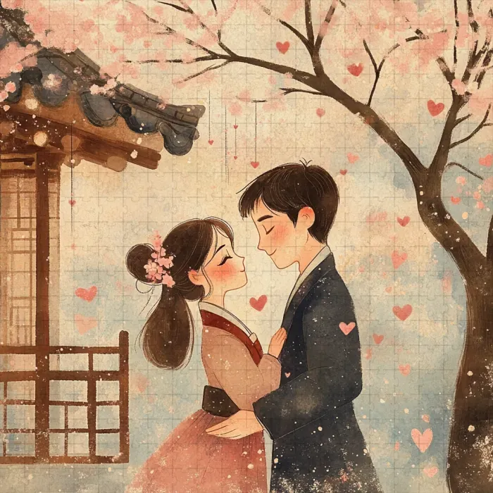 Whimsical Couples Art