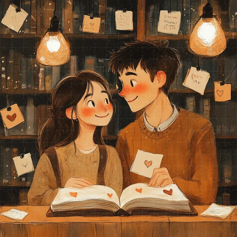 Whimsical Couples Art