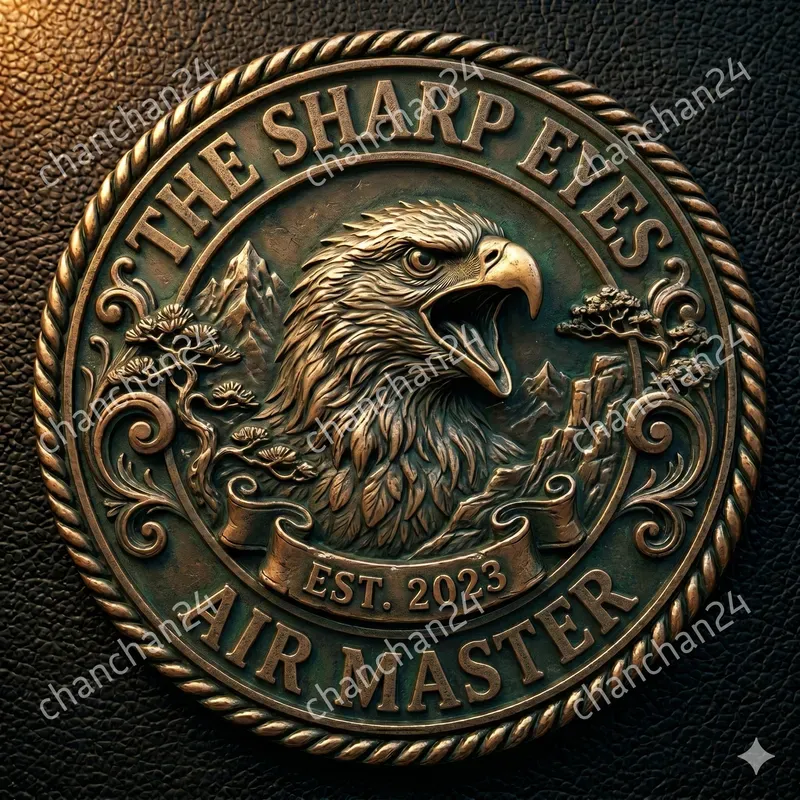 3D Antique Animal Relief Badges