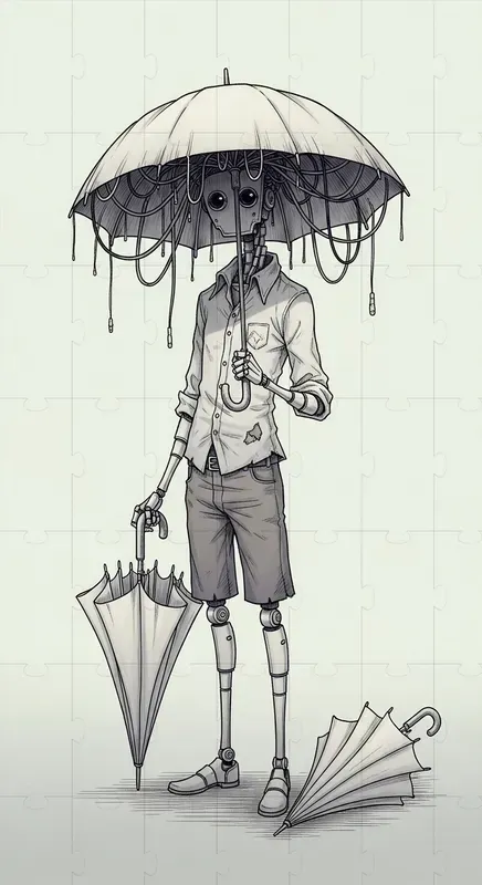 Whimsical Robot Art With Souls
