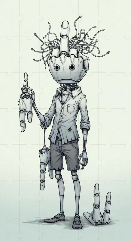 Whimsical Robot Art With Souls