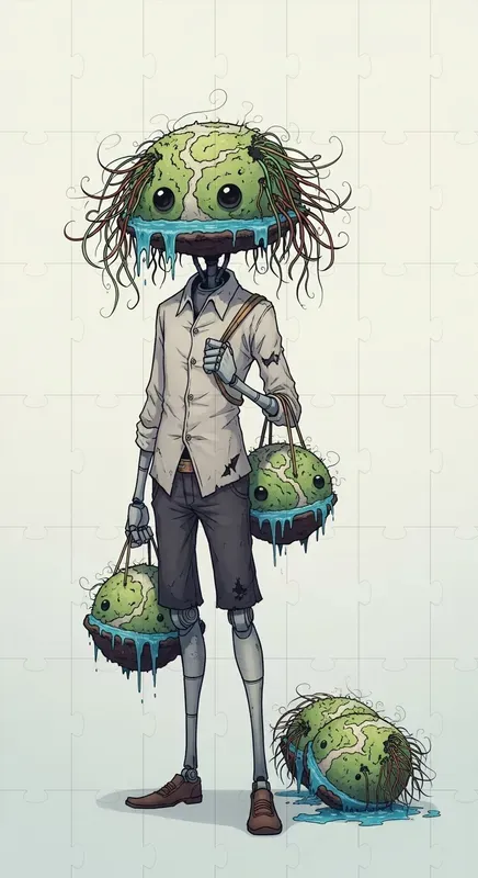 Whimsical Robot Art With Souls