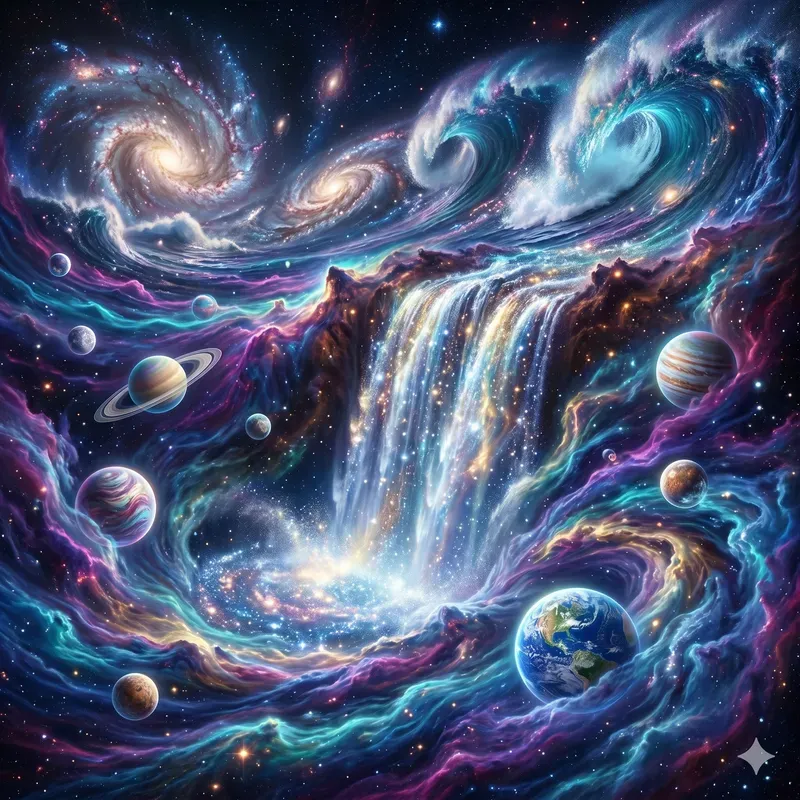 Galaxies Flowing Like Water