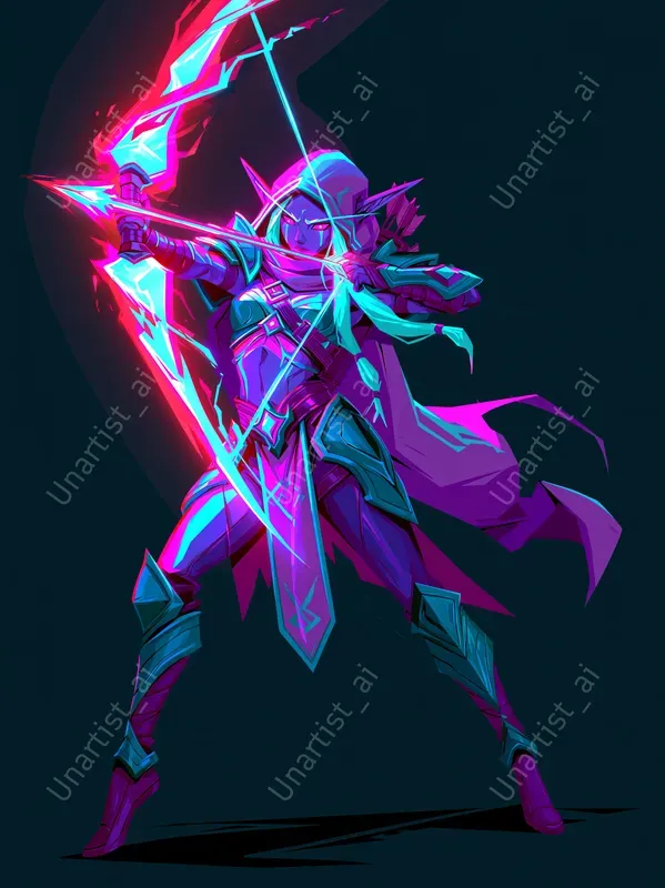 Anime Cel Shaded RPG Characters