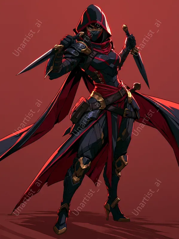 Anime Cel Shaded RPG Characters