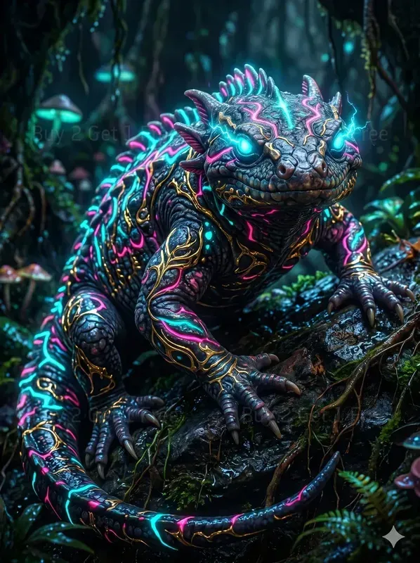 Neon Beasts Creatures
