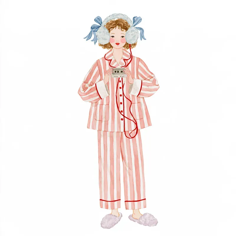 Grandmillennial Slumber Party Cliparts