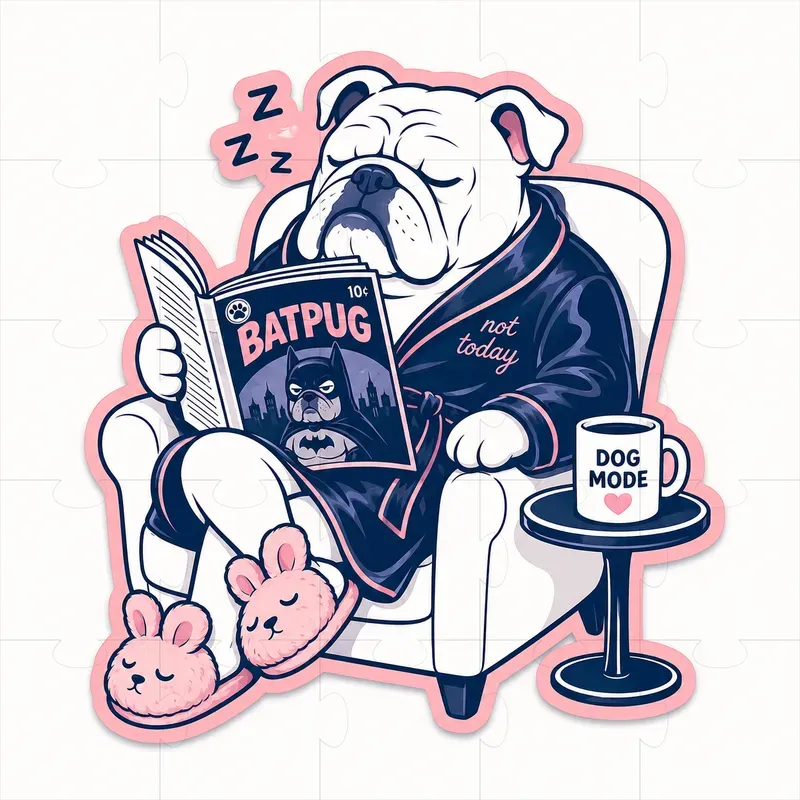 Line Art Cartoon Stickers