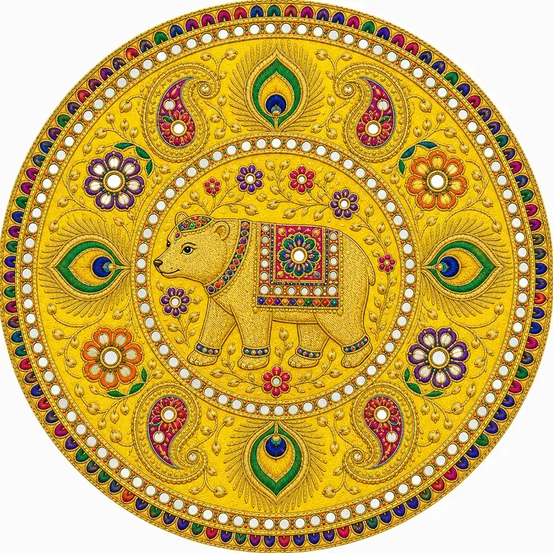 Traditional Indian Mandala Art