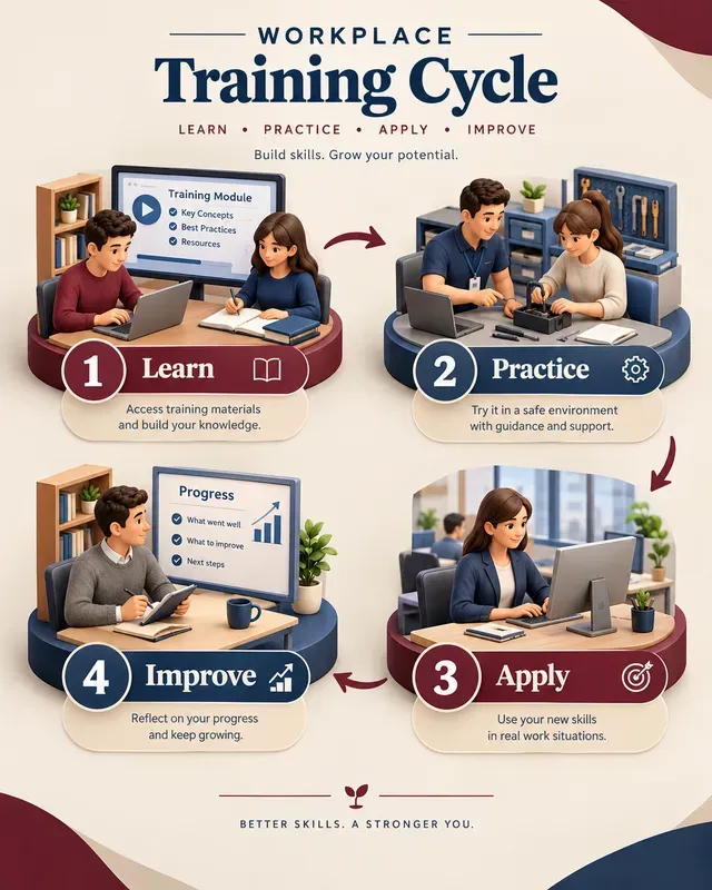 3D Hr Process Infographic Posters