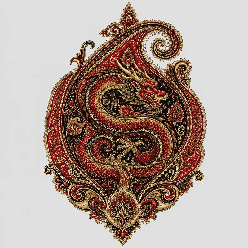 Luxury Paisley Ornament Collections