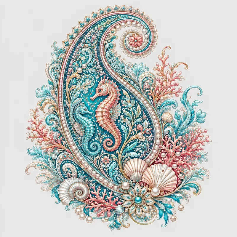 Luxury Paisley Ornament Collections