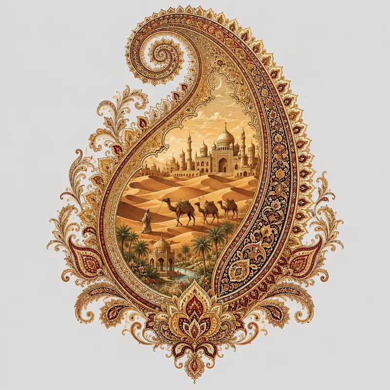 Luxury Paisley Ornament Collections