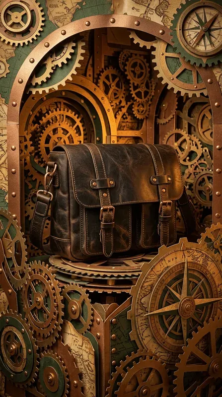 Steampunk Brass Gear Papercraft Stages