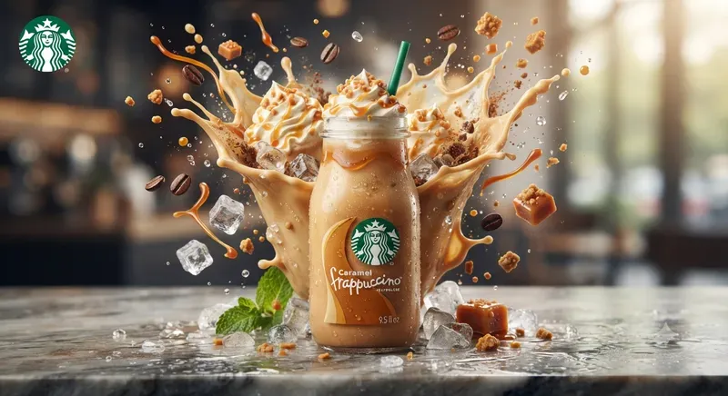 Premium Beverage Splash Advertising