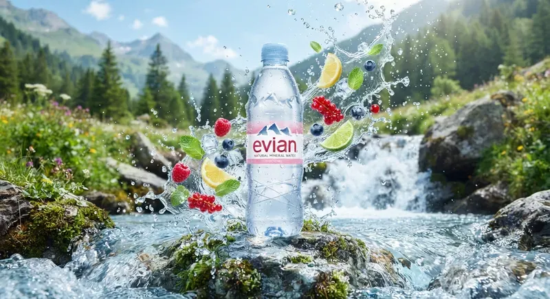Premium Beverage Splash Advertising