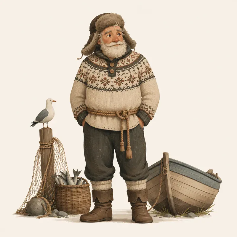 Nordic Folk Character Designs