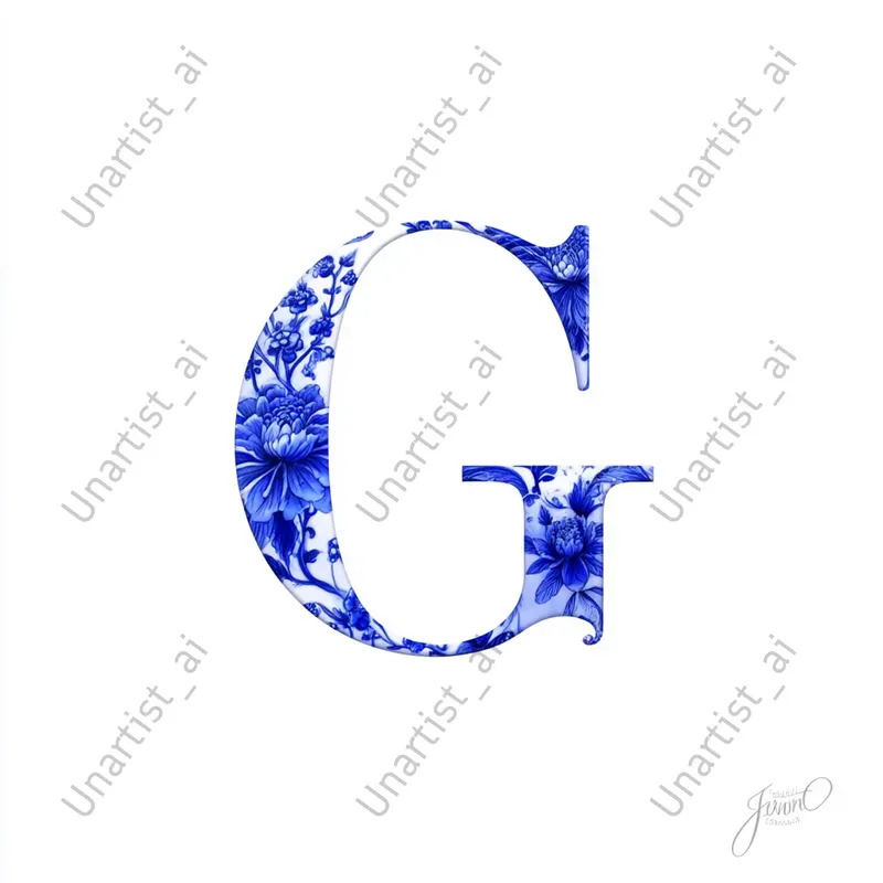 Chinoiserie Monogram Letters