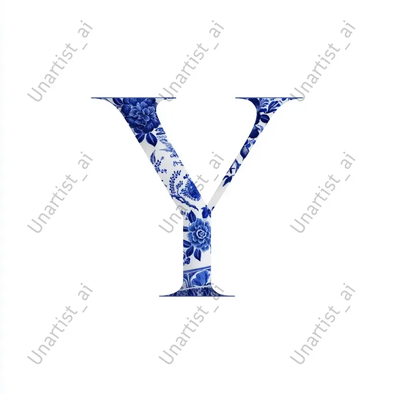 Chinoiserie Monogram Letters