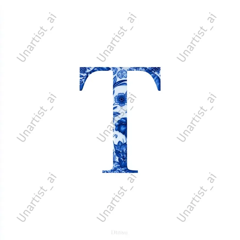 Chinoiserie Monogram Letters