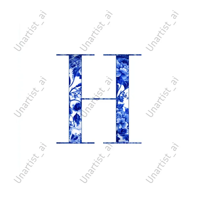 Chinoiserie Monogram Letters