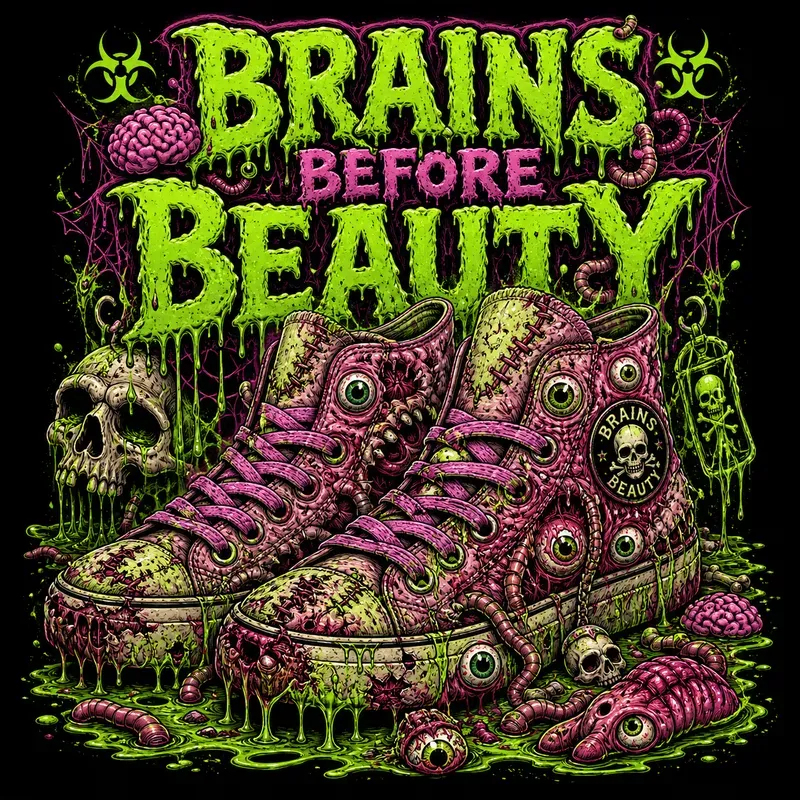 Toxic Horror Sneaker Monster Tshirts