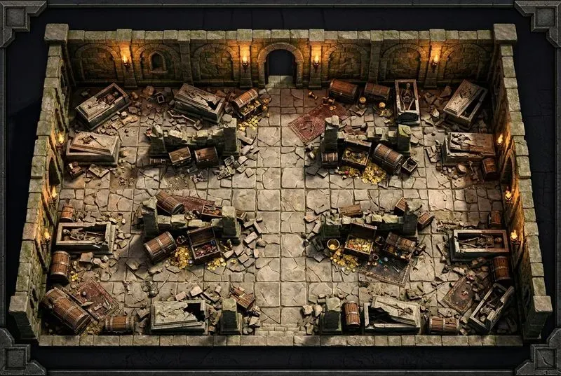 Isometric Tactical Dungeon Maps