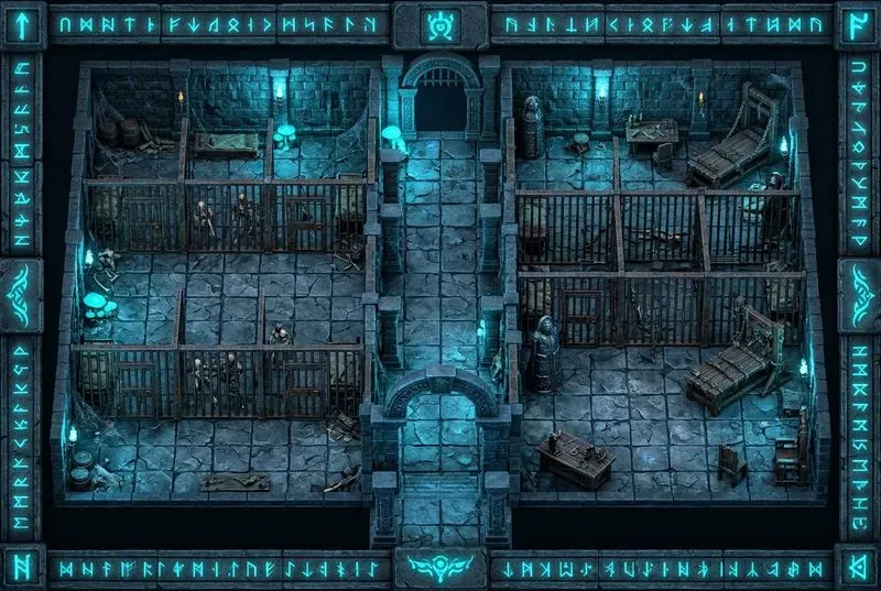 Isometric Tactical Dungeon Maps