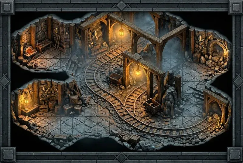 Isometric Tactical Dungeon Maps
