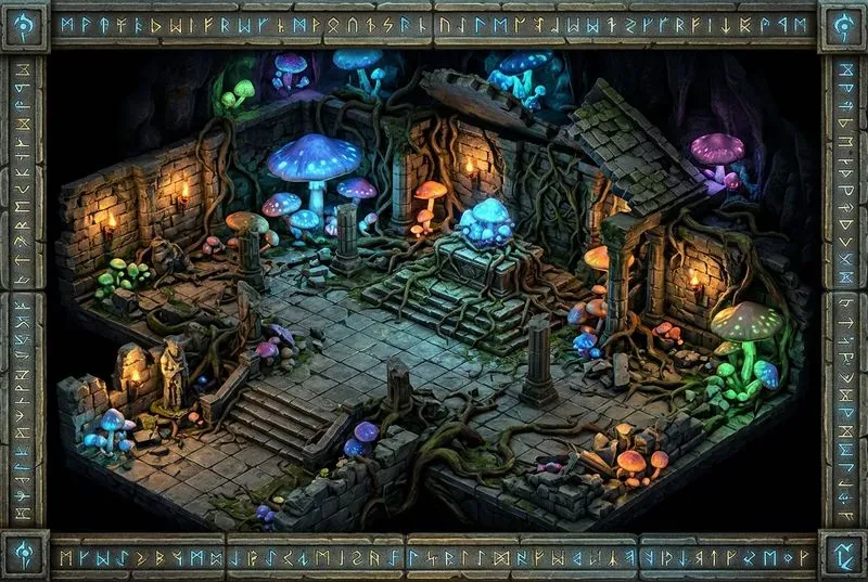 Isometric Tactical Dungeon Maps