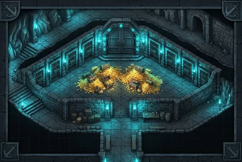 Isometric Tactical Dungeon Maps
