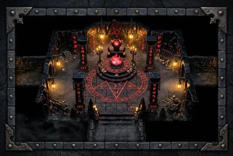 Isometric Tactical Dungeon Maps