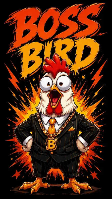 Funny Chicken Mascot Tshirt Designs